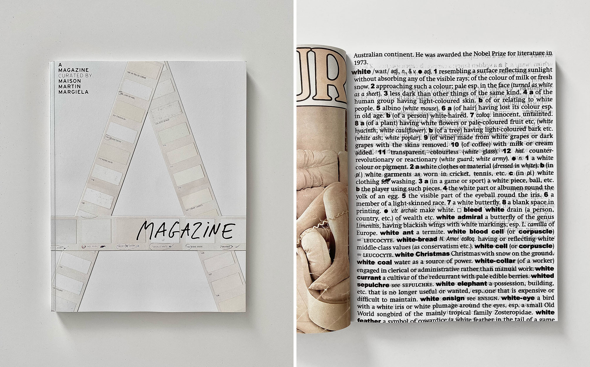 a magazine curated by maison martin margiela reprint 2021 cover